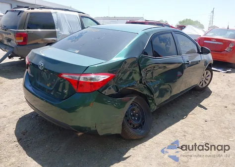 2016 Toyota Corolla Le from USA, damaged, VIN 2T1BURHEXGC706491